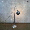 1950s Chrome Medical Telescoping Gooseneck Ajusco-Loc Floor Lamp