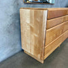MCM Russel Wright Stardust Long Eight Drawer Dresser With Mirror (Restored)