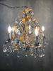 1960's Italian Gilt Chandelier