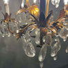 1960's Italian Gilt Chandelier