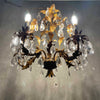1960's Italian Gilt Chandelier