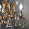 1960's Italian Gilt Chandelier