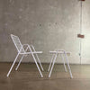 Vintage Italian Emu Arm Chair and Footstool