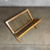 Oak Wood Magazine Rack