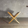 Oak Wood Magazine Rack