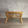 Oak Wood Magazine Rack