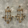 1960's Italian Wall Sconce Candelabras