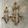 1960's Italian Wall Sconce Candelabras