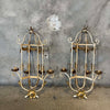 1960's Italian Wall Sconce Candelabras