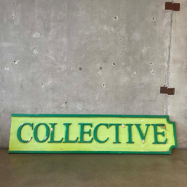 Vintage Collective Wood Sign