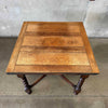 Antique Oak Drop Leaf Dining Table
