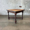 Antique Oak Drop Leaf Dining Table