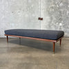 Mid Century Daybed in Boucle
