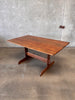 Vintage Trestle Dining Table By Gerald McCabe