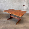 Vintage Trestle Dining Table By Gerald McCabe