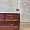 Antique Chest With White Marble