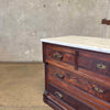 Antique Chest With White Marble