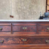 Antique Chest With White Marble
