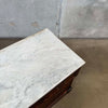 Antique Chest With White Marble