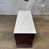 Antique Chest With White Marble