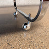 Vintage 1970's Chrome Mirrored Bar Cart With Smoked Glass