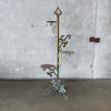 Vintage Four Tier Heavy Welded Iron Plant or Candle Stand