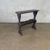 1940s Colonial Revival Accent Table w Lower Bookshelf