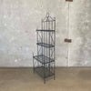 Mid Century Iron Bakers Rack Plant Stand Circa 1960's