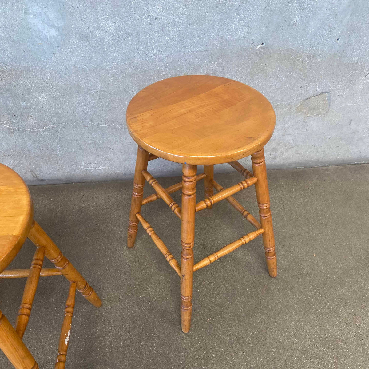 Set of Three Vintage Barstools Circa 1960's