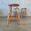 Set of Three Vintage Barstools Circa 1960's