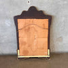 Monterey Furniture Mirror w/Crackle/Floral Painting