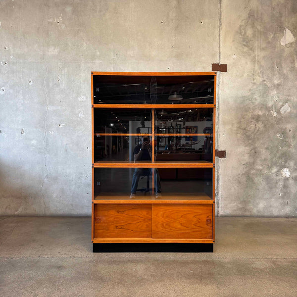 Teak & Glass Shelf Cabinet, Japan 1970's