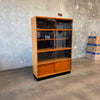 Teak & Glass Shelf Cabinet, Japan 1970's
