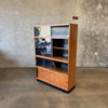 Teak & Glass Shelf Cabinet, Japan 1970's