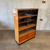 Teak & Glass Shelf Cabinet, Japan 1970's