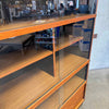 Teak & Glass Shelf Cabinet, Japan 1970's
