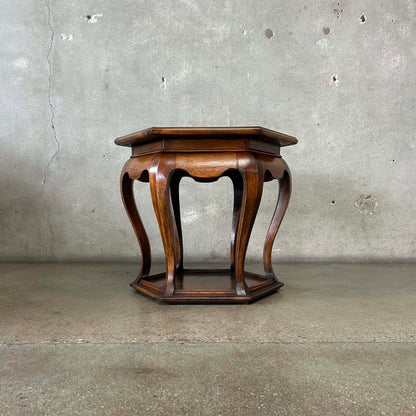 Mid Century Modern Walnut Side Table 1960s