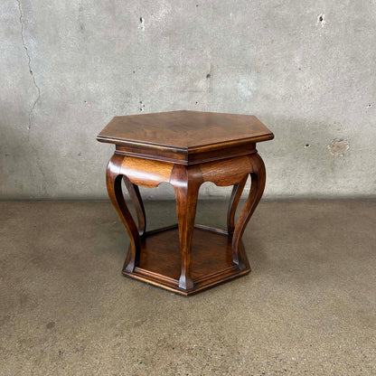 Mid Century Modern Walnut Side Table 1960s