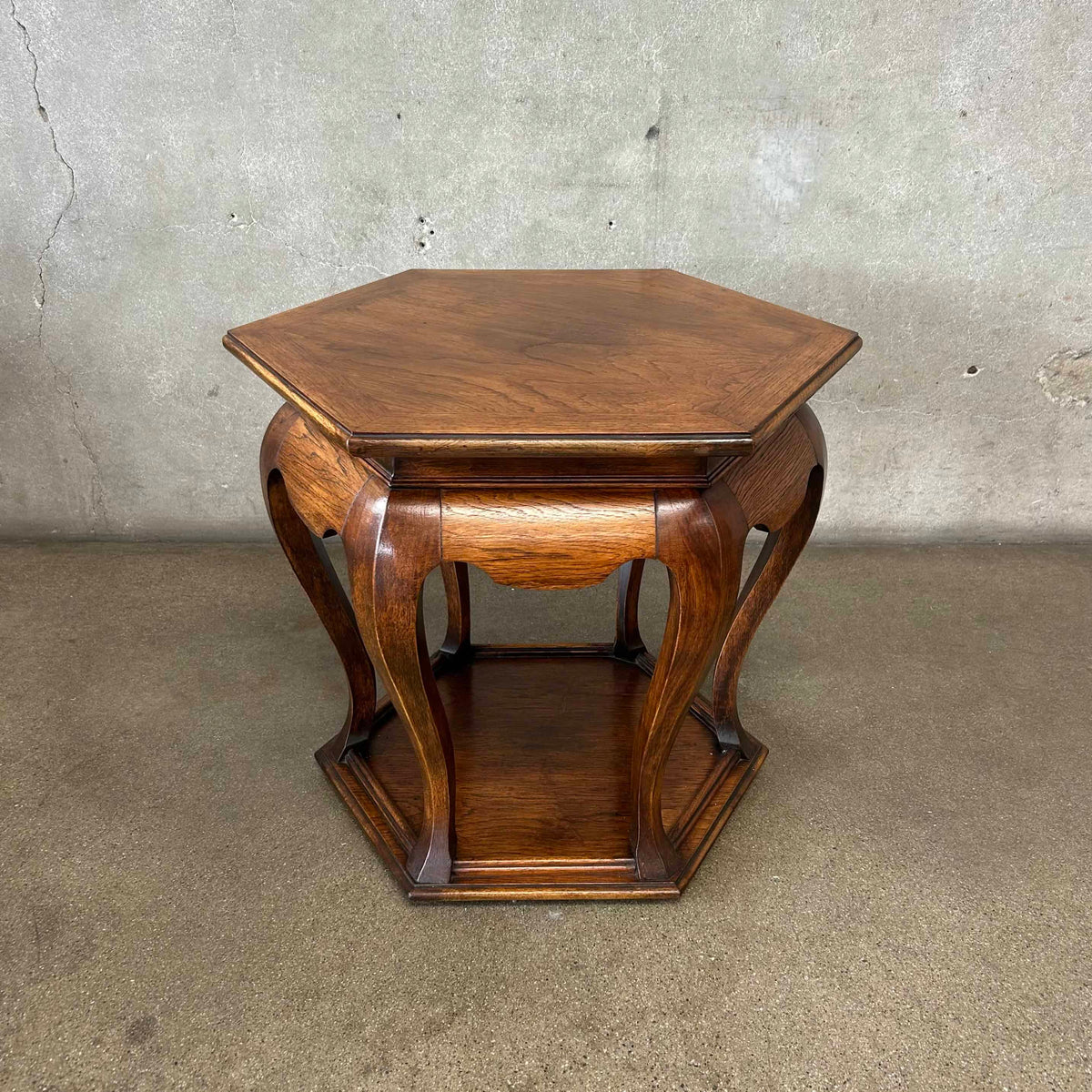 Mid Century Modern Walnut Side Table 1960s