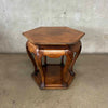 Mid Century Modern Walnut Side Table 1960s