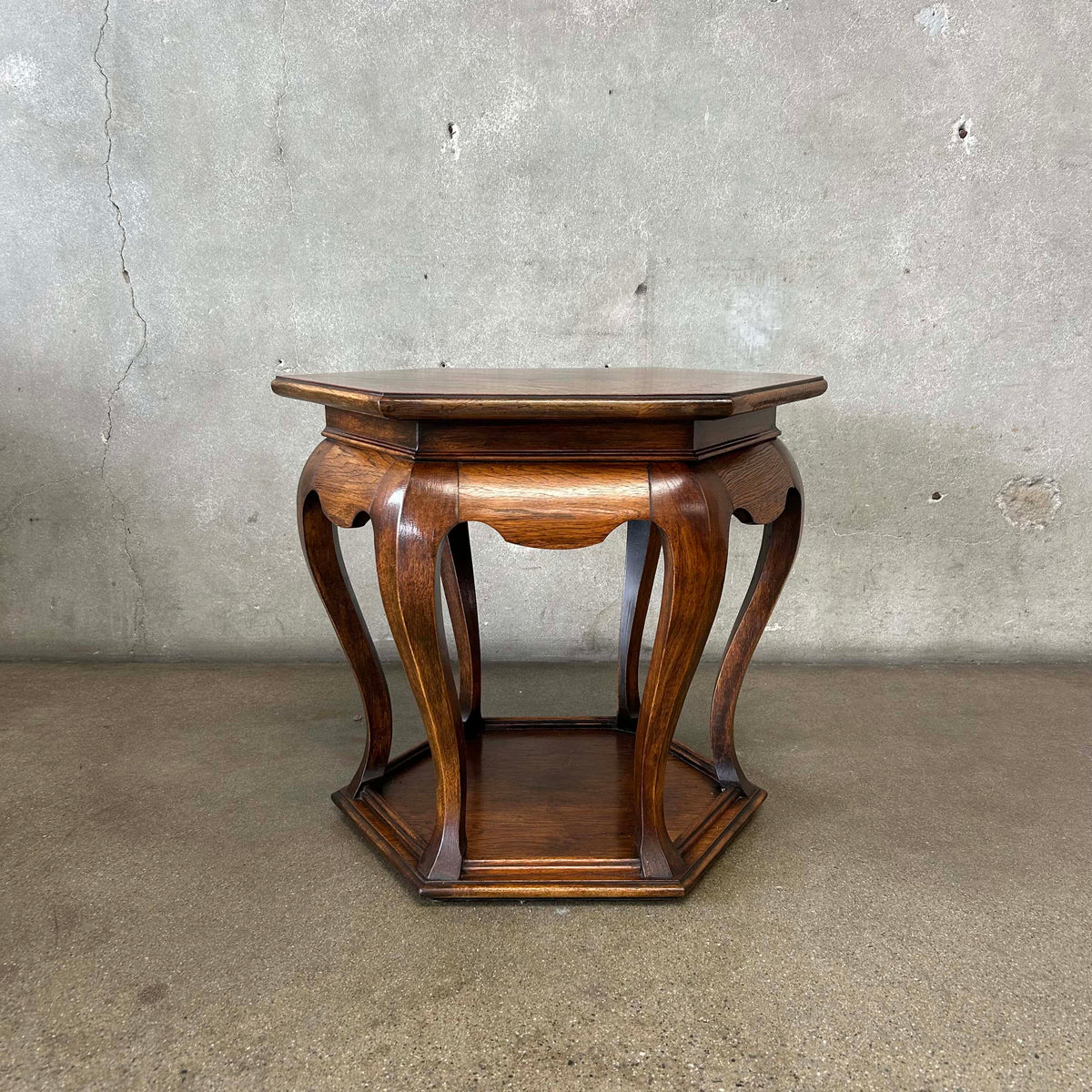 Mid Century Modern Walnut Side Table 1960s