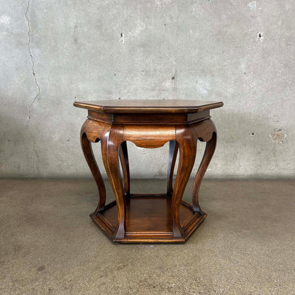 Mid Century Modern Walnut Side Table 1960s