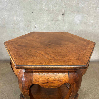 Mid Century Modern Walnut Side Table 1960s