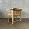 Asian Hand Carved Side Table