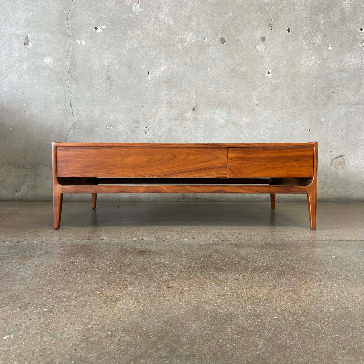 Glenn of California Walnut Coffee Table by Richard W. Thompson