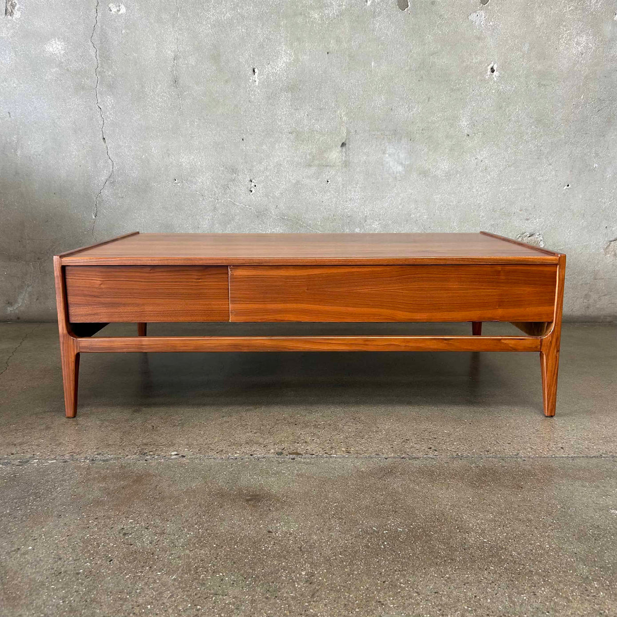 Glenn of California Walnut Coffee Table by Richard W. Thompson