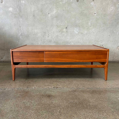 Glenn of California Walnut Coffee Table by Richard W. Thompson