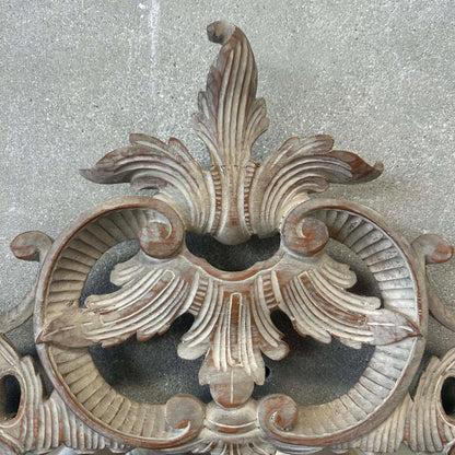 Vintage Carved Mirror Made of Wood #1