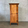 Vintage Solid Wood Pantry Cabinet - Pine w/ Four Shelves