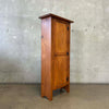 Vintage Solid Wood Pantry Cabinet - Pine w/ Four Shelves